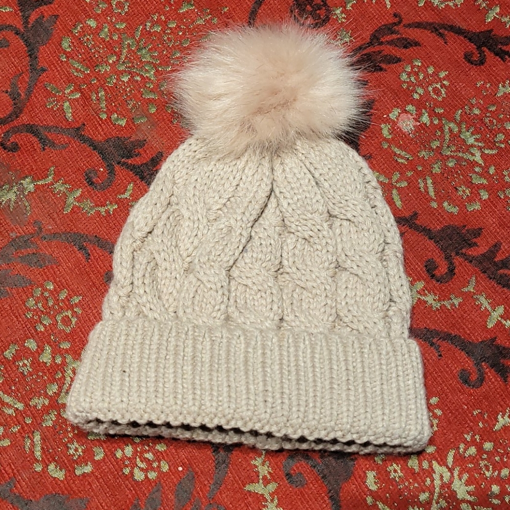Blush color beanie